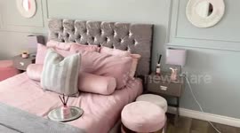Barbie fanatic spends £10k turning her home into a pink palace