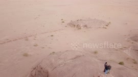 Roya media group  lights up candles in Wadi Rum in celebration of centenary