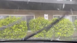 US: Pea-Sized Hail Hits Lakewood, Ohio