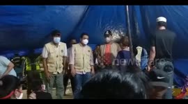 Deputy Governor of DKI Jakarta inspects the location of the fire which caused 700 people to flee