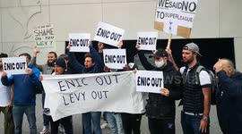 'We want our Tottenham back!' Spurs fans gather in protest over club's ownership