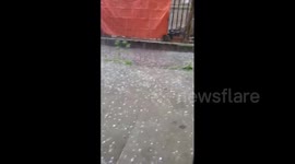 US: Pea-Sized Hail Storm Hits New York City 5