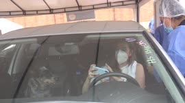 Colombians are vaccinated against Covid-19 in Bogota