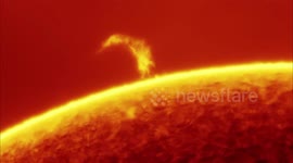 Solar photographer captures clearest video of the Sun he's ever taken