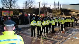 Mass disorder breaks out at Kroenke Out protest at Emirates Stadium