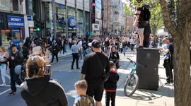 Thousands of anti lockdown protestors descend on London