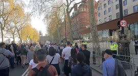 Protest against coronavirus restrictions and vaccination passports in London