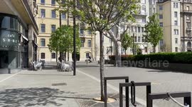 Terraces open in Budapest, Hungary