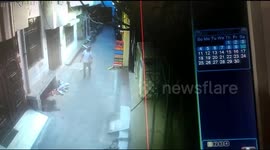 Indian shopkeeper wages daily duel with monkey addicted to crisps