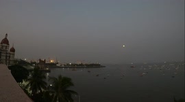 India: Time Lapse Footage Of 2021’s First Pink Supermoon In Mumbai