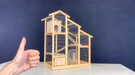 YouTuber shows how to make an awesome cage for pet hamster