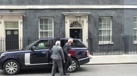 UK Prime Minister Boris Johnson returns 10 Downing Street after PMQs in House of Commons