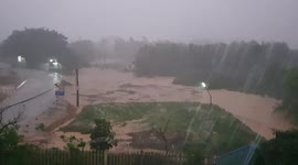 Flood at my hometown 22.04.2021 after 4hour raining hard, since 2am to 6am at the same day