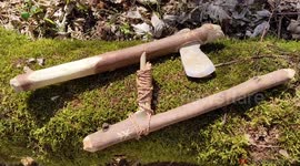 German YouTuber uses deer bones to initricately craft 'primitive' tools
