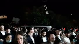 Ambulances head to scene as celebrants are evacuated in Meron