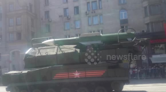 Preparation for the parade