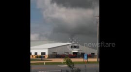 Tornado over Kansas, US