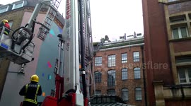 Fire on Wardour Street Soho