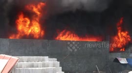 Devastating fire in the Philippines