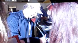 Bradley Cooper leaves 'Elephant Man' first night