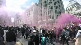 Kill the Bill protesters march through central London on May Day