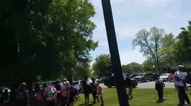 US: Protesters March Ahead Of Andrew Brown’s Funeral In Elizabeth City, NC