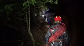 Chinese hikers rescued after heavy rain leaves them trapped in mountains