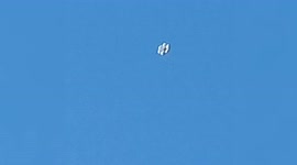 Dad who was testing his new phone stunned when he films bizarre egg-shaped UFO