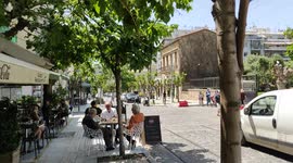 Cafes, restaurants reopen in Athens after 6 months of COVID-19 closure