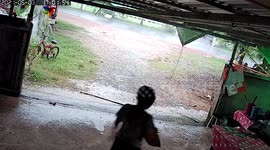 Storm batters homes in northern Thailand amid rainy season onslaught