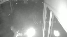 Out-of-control car smashes into three homes in Thailand