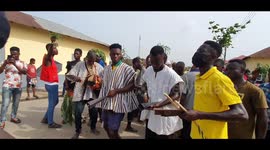 Enstoolement of Akyem Anyinasin chief in East Akim, Ghana