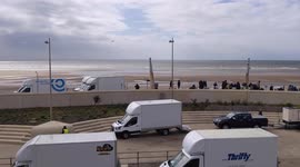 A seaside town in Lancashire has been transformed for the the new Star Wars series Andor