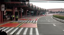 Prohibition of homecoming at Soekarno Hatta Airport in Indonesia