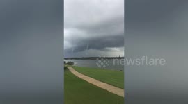Spectacular moment FOUR waterspouts form together in Australia