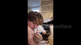 UK TikToker has been tattooing himself every day with kit bought during lockdown