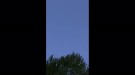 Sighting Of Chinese Rocket CZ-5B Hurtling Across Sky Ahead Of Reentry To Earth