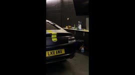 Aston Martin start up very lovely piece of machine