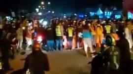 Tens of Thousands of Motorized Vehicles are Closed by Police on the Homecoming Trip from Jakarta to Sukabumi Indonesia