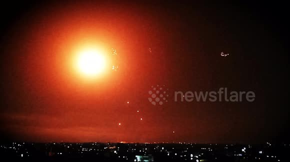 Dozens of rockets fired back after Israeli Defense Forces airstrike amid escalating tensions