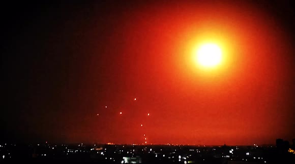 Dozens of rockets fired back after Israeli Defense Forces respond to initial rockets