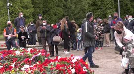 March of the Immortal Regiment to the Victory Day in Tallinn, Estonia