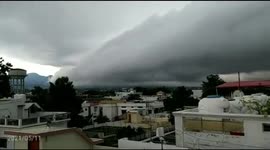 Slow motion videos of cloud formation in Eastern India.