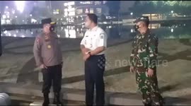 The Governor of DKI, Kapolda Metro and Pangdam Jaya Observe Takbiran Night in Jakarta, Indonesia