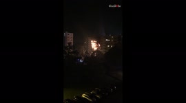 'France: Massive Fire Breaks Out in a Building in  Sainte-Foy-lès-Lyon'