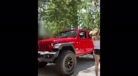 'Florida Teen Nails the Jeep Handstand Challenge'