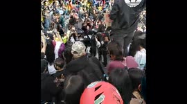 Continuation of anti-Government protests in Bogota, Colombia