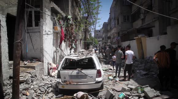 Beit Lahia Targeted By Israeli Strikes - Gaza