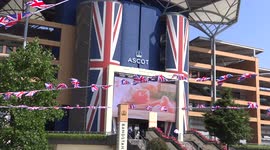 ARCHIVE: People floating to the gates of the stadium at Royal Ascot, for the opening day, 2017
