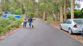 Migrants outside Las Raices camp in San Cristobal de la Laguna, in the Canary Island of Tenerife on 13rd May 2021, Spain.